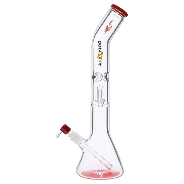 Dopezilla Titans Promethus Water Pipe Red 18 in.