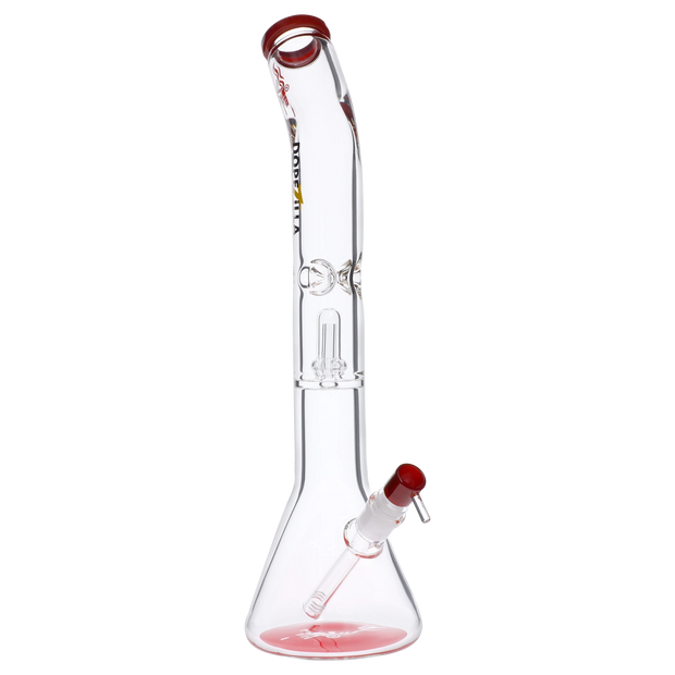 Dopezilla Titans Promethus Water Pipe Red 18 in.