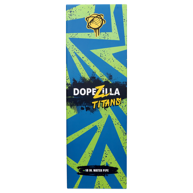 Dopezilla Titans Atlas Water Pipe Green 18 in.