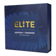 Blue Elite Crystal Ashtray - 4in