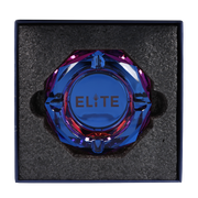 Blue Elite Crystal Ashtray - 4in