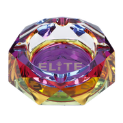 Blue Elite Crystal Ashtray - 4in
