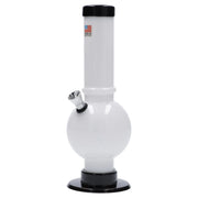JM Plastics Bubble Base with Carb Hole Acrylic Water Pipe - 9 in.