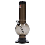 JM Plastics Bubble Base with Carb Hole Acrylic Water Pipe - 9 in.