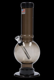 JM Plastics Bubble Base with Carb Hole Acrylic Water Pipe - 9 in.