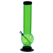 JM Plastics Evil Eye Pyramid Bubble Base Acrylic Water Pipe - 12 in.