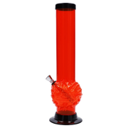 JM Plastics Evil Eye Pyramid Bubble Base Acrylic Water Pipe - 12 in.