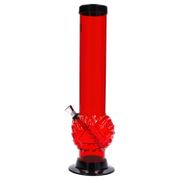 JM Plastics Evil Eye Pyramid Bubble Base Acrylic Water Pipe - 12 in.