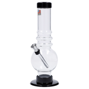 JM Plastics Bubble Base with Grip Acrylic Water Pipe - 9 in.