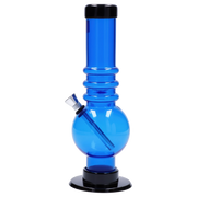 JM Plastics Bubble Base with Grip Acrylic Water Pipe - 9 in.