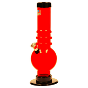 JM Plastics Bubble Base with Grip Acrylic Water Pipe - 9 in.