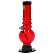 JM Plastics Bubble Base with Grip Acrylic Water Pipe - 9 in.