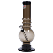 JM Plastics Bubble Base with Grip Acrylic Water Pipe - 9 in.