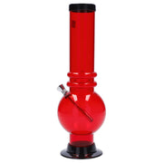 JM Plastics Large Bubble Base with Grip Acrylic Water Pipe - 12 in.