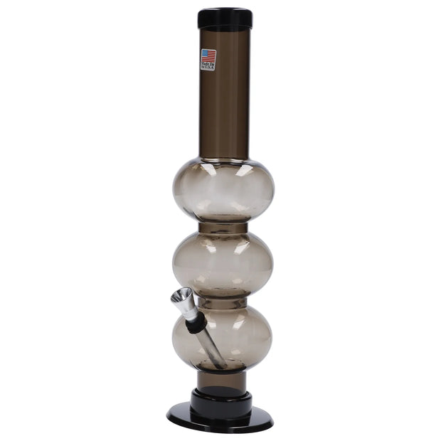 JM Plastics Triple Bubble Acrylic Water Pipe - 12 in.