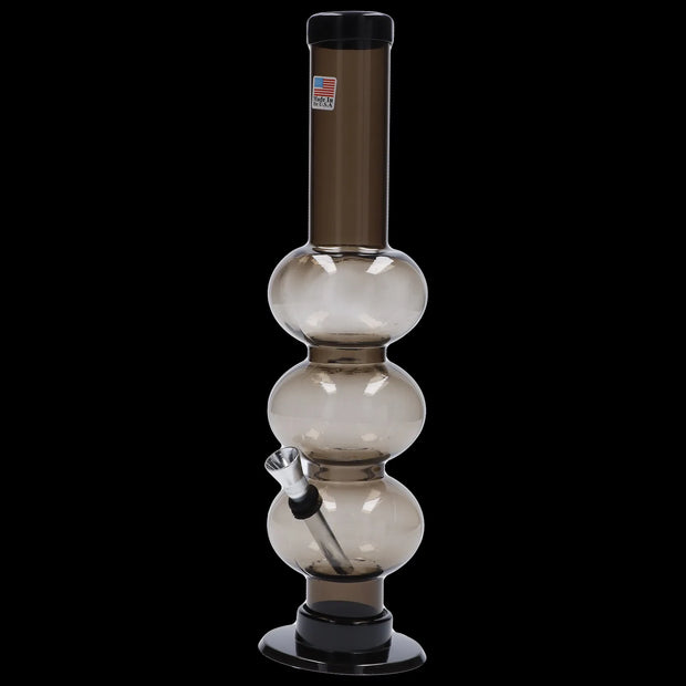 JM Plastics Triple Bubble Acrylic Water Pipe - 12 in.