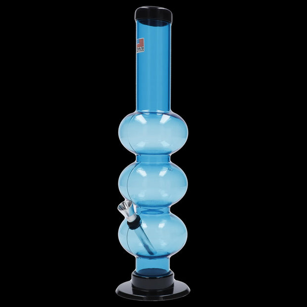 JM Plastics Triple Bubble Acrylic Water Pipe - 12 in.