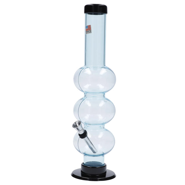 JM Plastics Triple Bubble Acrylic Water Pipe - 12 in.