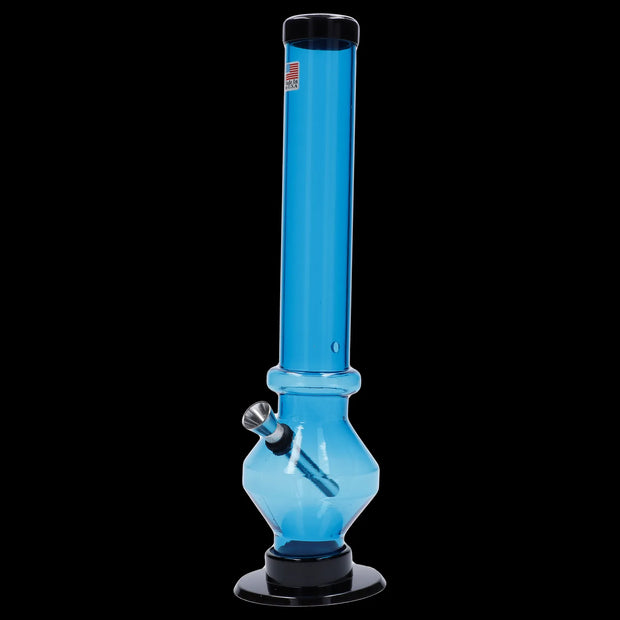 JM Plastics Diamond Base with Carb Hole Water Pipe - 12 in.