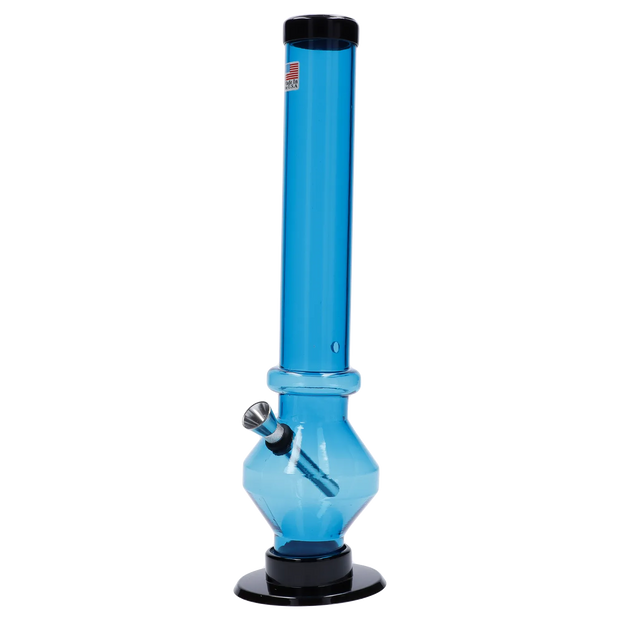 JM Plastics Diamond Base with Carb Hole Water Pipe - 12 in.