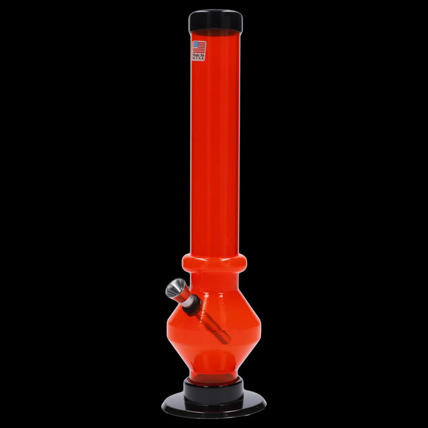 JM Plastics Diamond Base with Carb Hole Water Pipe - 12 in.