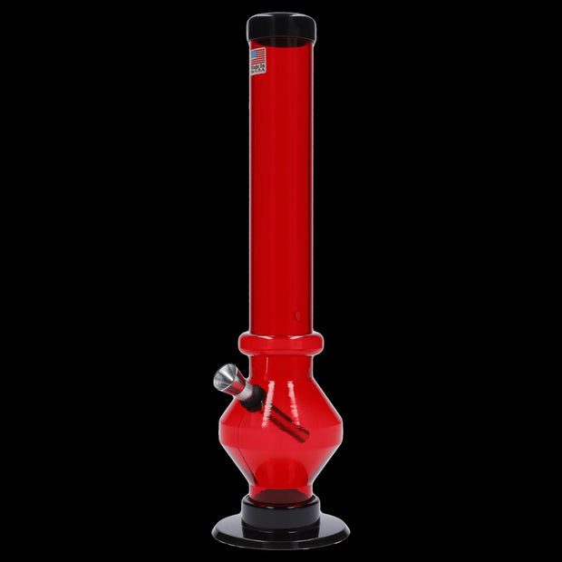 JM Plastics Diamond Base with Carb Hole Water Pipe - 12 in.