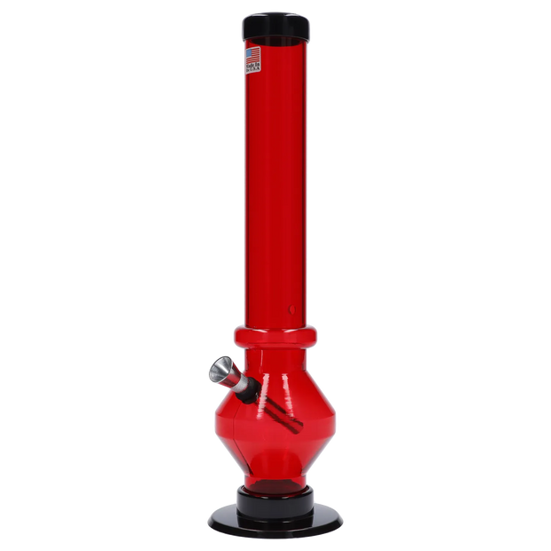 JM Plastics Diamond Base with Carb Hole Water Pipe - 12 in.