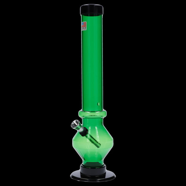 JM Plastics Diamond Base with Carb Hole Water Pipe - 12 in.