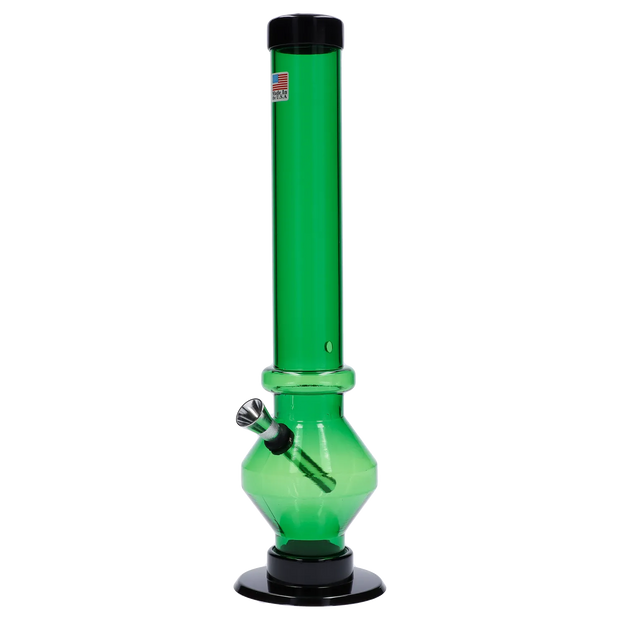 JM Plastics Diamond Base with Carb Hole Water Pipe - 12 in.