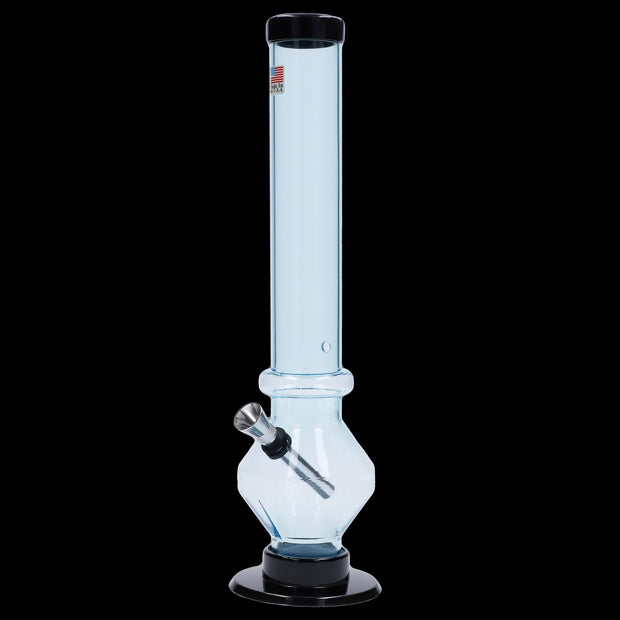 JM Plastics Diamond Base with Carb Hole Water Pipe - 12 in.