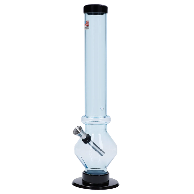 JM Plastics Diamond Base with Carb Hole Water Pipe - 12 in.