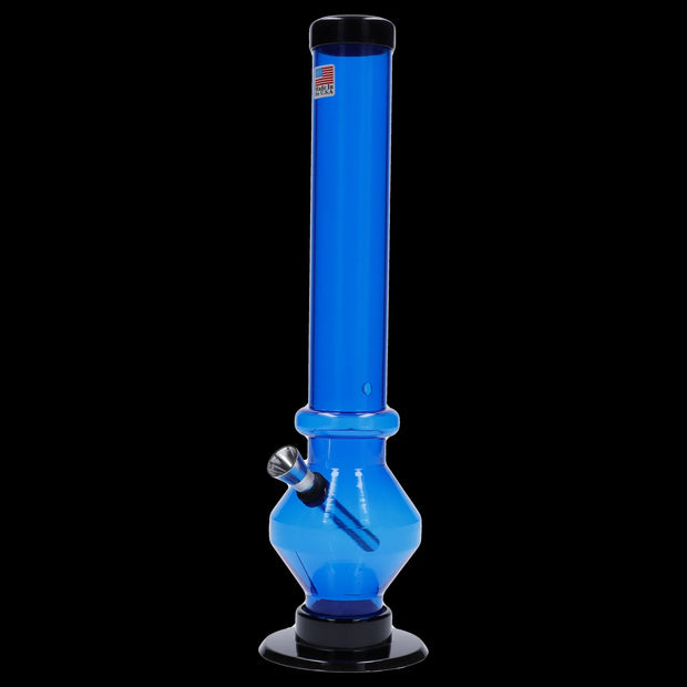 JM Plastics Diamond Base with Carb Hole Water Pipe - 12 in.