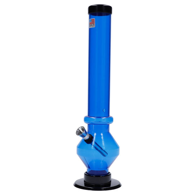 JM Plastics Diamond Base with Carb Hole Water Pipe - 12 in.