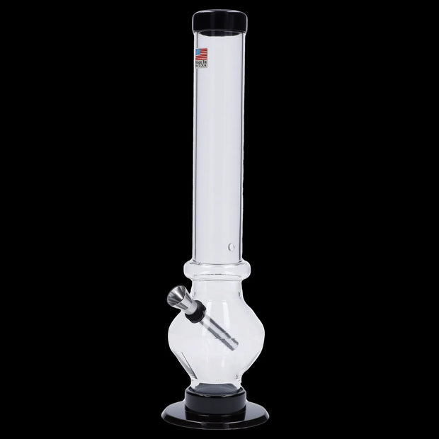 JM Plastics Diamond Base with Carb Hole Water Pipe - 12 in.
