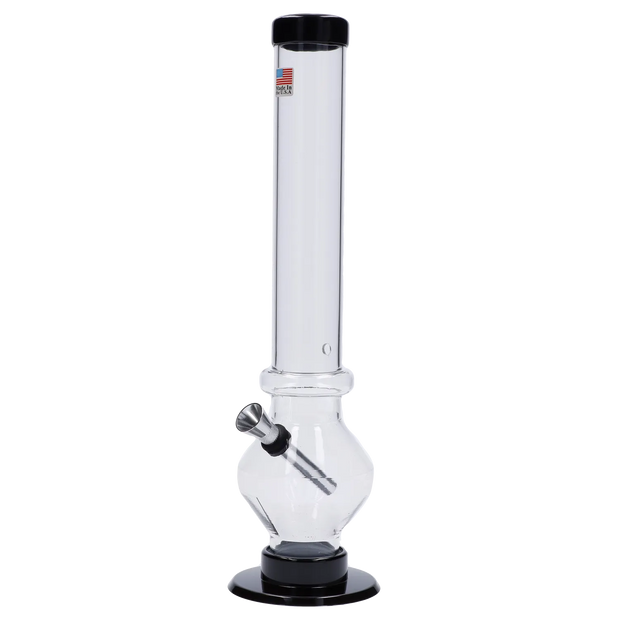 JM Plastics Diamond Base with Carb Hole Water Pipe - 12 in.