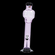 JM Plastics Skull Top with Carb Hole Acrylic Water Pipe - 12 in.