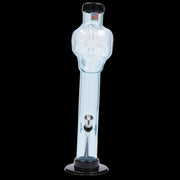 JM Plastics Skull Top with Carb Hole Acrylic Water Pipe - 12 in.