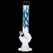 JM Plastics Flame Bubble Base with Ring and Carb Hole Acrylic Water Pipe
