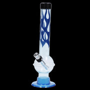 JM Plastics Flame Bubble Base with Ring and Carb Hole Acrylic Water Pipe