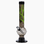 JM Plastics Flame Bubble Base with Ring and Carb Hole Acrylic Water Pipe