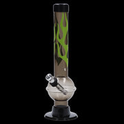 JM Plastics Flame Bubble Base with Ring and Carb Hole Acrylic Water Pipe