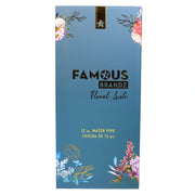 Famous Design - Floral Lush Beaker Water Pipe - 12 in.