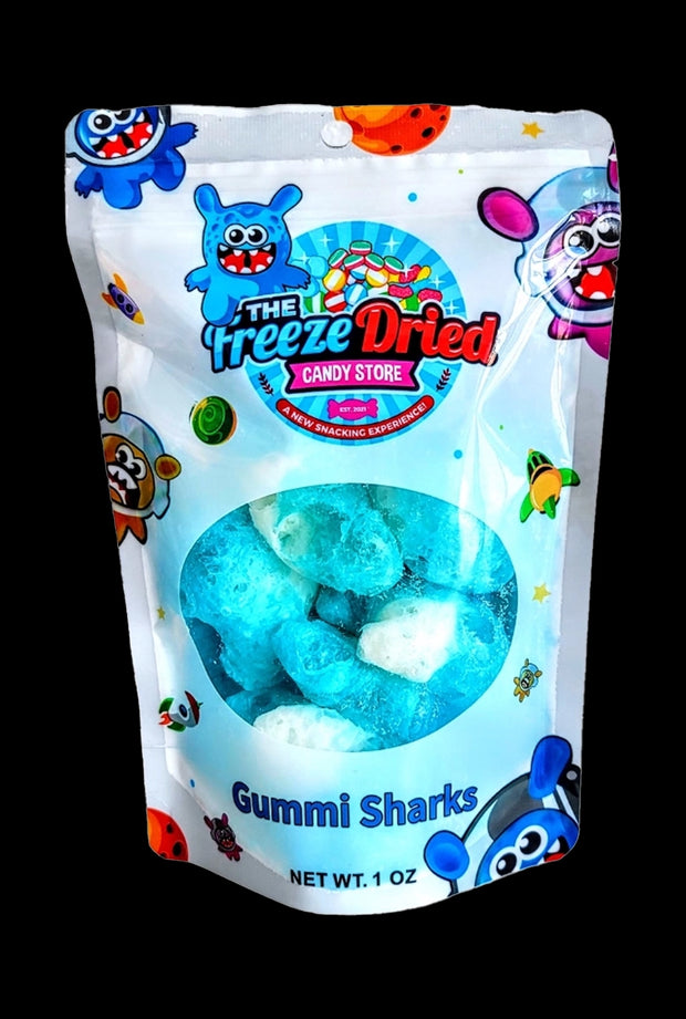 Freeze Dried Gummi Sharks