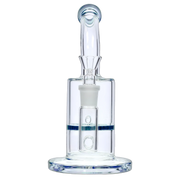 Bent Neck with Honeycomb Perc Water Pipe - Green - 9 in.