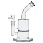 Bent Neck with Honeycomb Perc Water Pipe - Green - 9 in.