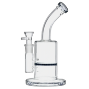 Bent Neck with Honeycomb Perc Water Pipe - Green - 9 in.