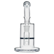 Bent Neck with Honeycomb Perc Water Pipe - Green - 9 in.