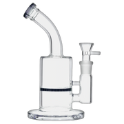 Bent Neck with Honeycomb Perc Water Pipe - Green - 9 in.