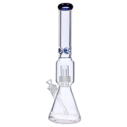 Beaker with Perc & Colour Mouthpiece - Blue - 16 in.