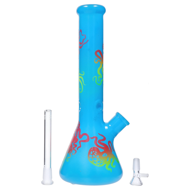 Octopus Beaker Water Pipe - 14.7 in.